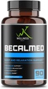 BeCalmed 8-in-1 Stress Support Supplement | Magnesium Glycinate + L-Threonate | Becalmed & Relaxed | Mental Clarity and Focus | Natural Ingredients | 3 Kapseln pro Tag | 30 Tage Servieren | 90 Kapseln