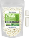 XPRS Nutra Größe 0 Leere Kapseln - 100 Zähler leere vegane Kapseln - Vegetarische Pillen - DIY Gemüse Kapsel Füllung - Veggie Pillen Kapseln für Do-It-Yourself Ergänzungen (Weiß)