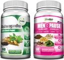 GreeNatr Total Wellness-Unterstützung mit Ashwagandha Kapseln mit schwarzem Pfeffer für verbesserte Absorption - und natürliche Menopause Kräuter-Komplex