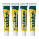CareAll Triple Antibiotic Ointment 1.0 oz (4 Pack), Erste Hilfe Salbe für Minor Scrapes, Cuts und Burns, um Infektion zu verhindern, im Vergleich zu den aktiven Inhaltsstoffen der führenden Marke