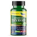 Amerika Medic & Science Advanced Thyroid (60 Kapseln) | Schilddrüse Unterstützung für Männer und Frauen | Mood and Energy Booster Supplement | mit natürlichen Ashwagandha, Iodine, Selen und Vitamin B12