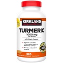 Kirkland Signature Turmeric mit schwarzem Pfeffer, 1000mg (320 Count)