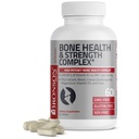 Bronson Bone Health & Strength Complex* Hohe Potenz Formel 200 MCG Vitamin K2 als MK7, Plus Calcium, Boron, Cissus Quadrangularis, Magnesium, Vitamin D3, und mehr - Non-GMO, 60 Tabletten