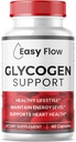 (1 Pack) Easy Flow Glycogen, EasyFlow Glycogen Support Capsules, Glyco Optimizer Formula, Natural Blood Vessel Cleaner, Premium Easy Flow Glycogen Support (60 Kapseln)