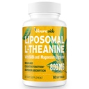 L-Theanin 800mg Supplement mit GABA und Magnesium Glycinat - Natürliche Verbindung, Schlaf und Entspannung (60 Softgels)
