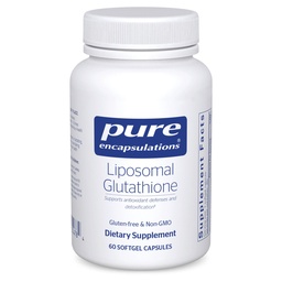 Reine Kapseln Liposomal Glutathion - Immununterstützung & Liver Detox* - Antioxidantienschutz - mit Setria Glutathione - Non-GMO - 60 Softgel Kapseln