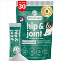 PetCultures Hip & Joint TriBiotic Powder, ein Nahrungsergänzungsmittel zur Unterstützung der Hundemobilität mit probiotischen, präbiotischen und postbiotischen Plus Glucosamin & Chondroitin - Made in USA