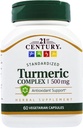 21st Century Turmeric Complex 500 mg - 60 Vegetarische Kapseln, Packung von 2