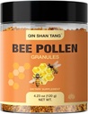 Bee Pollen Granules - Natürliche Nahrungsergänzungsmittel, Reich an Proteinen, Vitaminen, Mineralien, für Immununterstützung, Energie-Boost und Verdauungs-Wellness (120g)