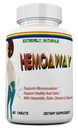HEMOAWAY Natürliche Hämorrhoiden Vitamine. Piles & Anal Fissure Relief. 60 Tabletten