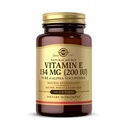 Solgar Vitamin E 200 IU Alpha, 100 Softgels - Antioxidans, Gesundes Altern, Gesunde Haut, Immunsystem-Unterstützung - Natürliche Quelle Vitamin E - Glutenfrei, Dairy Free - 100 Portionen