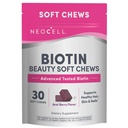 NeoCell Biotin Beauty Soft Chews, Für gesunde Haut, Haar, Nägel, Energie-Supplement, Acai Berry Flavor, Soft Chews, 30 Count, 1 Tasche