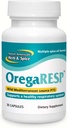 NORTH AMERICAN HERB & SPICE OregaRESP - 30 Kapseln - Mehrfache Gewürzölformel mit Wilder mediterraner Quelle P73 Oregano - Gesunde Atemsystemunterstützung - Non-GMO - 30 Servietten