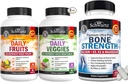 Triple Strength Omega 3 Fish Oil Softgels (1 Monat Versorgung) Plus Glucosamin Chondroitin MSM Triple Strength Joint Support Supplement (1 Monat Versorgung)