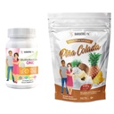 BariatricPal 30-Day Bariatric Vitamin Bundle (Multivitamin ONE 1 pro Tag! mit 45mg Eisen Chewable - Orange Citrus und Calcium Citrate Soft Chews 500mg mit Probiotics - Piña Colada)