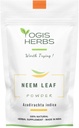 YOGIS HERBS Neem Leaf Powder – Pure Azadirachta Indica für Entgiftung, Immununterstützung und klare Haut – 100% natürliche Kräuterergänzung