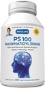 ANDREW LESSMAN PS 100 Phosphatidyl Serine - 60 Kapseln - Unterstützt Gehirn und Nervensystem, Speicher, kognitive Funktion. Wesentlich für Neurotransmitter Produktion und Release. Keine Zusatzstoffe