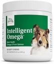 Terry Naturally Intelligent Omega - Hundegesundheitsversorgung für Herz, Gehirn & Augengesundheit - Pet Supplies for Pet Care - Herz, Gehirn & Augenunterstützung für Hunde - 60 Soft Chews