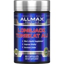 ALLMAX Essentials LongJack Tongkat Ali - 60 Kapseln - Men's Health Supplement - Verbessert Vitalität - 60 Portionen