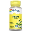 SOLARAY Neem Leaf 400mg | Gesundes Blut, Haut und Immunsystem Unterstützung | Non-GMO, Vegan & Lab Verified | 100 VegCaps