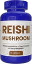 Reishi Mushroom 90 Kapseln, Potent Pilz-Ergänzung für Immunsystem Unterstützung und Verteidigung durch Double Wood, Heart Health, Quality Sleep (100% Organic, Vegan, Non-GMO)