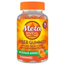 Metamucil Fiber Gummis für Erwachsene, kein Zucker hinzugefügt Orange Flavor, 5g pflanzenbasierte Prebiotic Fiber Supplement Blend, 72 Zähler