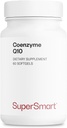 Supersmart - Co-Enzyme Q10 (CoQ10) 90mg pro Tag - Ubiquinol Supplement mit Tocopherolen & Vitamin E | Non-GMO & Gluten Free - 60 Softgels