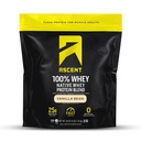 100% Whey, Native Whey Protein Blend - Clean Post Workout Recovery, Digesting, Zero Artificial Flavors & Sweeteners, Gluten Free, 5.5g BCAA, 2.6g Leucine, Vanilla Bean 4 lb.