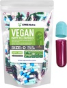 XPRS Nutra Größe 0 Leere Kapseln - 1000 Graf Leere Vegan Kapseln - Vegetarische Pillen- DIY Gemüse Kapsel Füllung- Veggie Pillen Kapseln für Do-It-Yourself Ergänzungen (Multi Color)