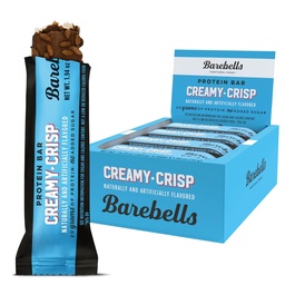 Barebells Protein Bars Creamy Crisp - 12 Count, 20g High Protein Treats - Chocolate Nutrition Bar con 1g Total Sugars - On-The-Go Colazione o Post-Workout Snack