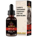 WARLORD Bartöl & Bart Weichspüler für Herren - Bart Moisturizer & Natürliches Bartöl, um juckende Haut, Tame Haar und verwalten Frizz - Outlaw, 1 Fl Oz