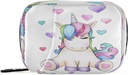Fantasy Tier Einhorn Pille Box 7 Tage Pille Fall Reisen Pille Organizer Tasche mit Reißverschluss Tragbare Wöchentliche Tasche Kompakte Größe für Vitamin-Ergänzungshalter