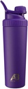 AeroBottle Cryo Shaker Cup, Insulated Stainless Steel Water Bottle and Protein Shaker, Mixes Protein and Pre Workout With Turbulent Mixing Technology, No Blending Ball or Wisk, 26oz, Nightfall Purple