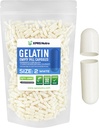 XPRS Nutra Größe 2 Leere Kapseln - 1000 Graf Leere Gelatine Kapseln - Pillen DIY Kapsel Füllung - Pure Bovine Pille Gel Kapseln für Do-It-Yourself Ergänzungen (Weiß)