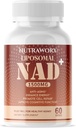 Nutraworx Liposomal NAD+ - Integratore con TMG per il benessere quotidiano - 60 Softgels