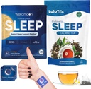 Wellamoon Sleep Patches & Lulutox Sleep Tea Bundle (28 Patches & 28 Servierungen)