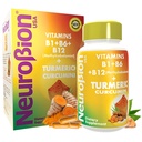 Neurobion Kurkuma 650 mg Kräuter-Ergänzung für Antioxidantien-Support, Hohe Absorption Ultra Potent Kurkuma-Ergänzung Multivitamins-Komplex mit B12, 40 Kapseln