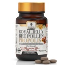 Bee and You Royal Jelly Tablet, Propolis Extract, Bee Pollen, 100% Natural Superfood, Ultra Pure, Immun Support Supplement, Improve Energy, Focus, Antioxidantien, Fresh, Keto, Paleo, Glutenfrei | 60ct