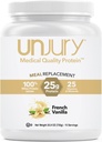 Unjury Meal Replacement Powder | Vanilla | 26g Protein | 25 Vitamine und Mineralien | 100% Whey Isolate Protein Pulver | Low Carb und Zucker | 15 Servierungen