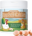 Eggshell Pulver für Hunde und Katzen, Eggshell Kalziumergänzung, Groß für Osteoporose, Nourishes Bones, Unterstützt Gelenke, Zähne, und Herzgesundheit(16 oz)