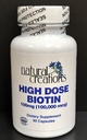 High Dose Biotin 100mg (100.000mcg)