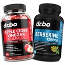 DR. BO ACV Gummie & Berberine Ergänzung Kapseln - 1000MG Apfel Apfel Apfelessig Gummie & Berberine HCL 1200mg Pillen für Verdauung, Gut Health & Stoffwechsel