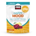 FORCE FACTOR Happy Mood, Mood Unterstützung und Mood Balance Ergänzung zur Unterstützung Glück, Positivität und Stress, Made with Magnesium, Saffron, Zembrin, Non-GMO, Tropical Fruit Flavor, 30 Soft Chews