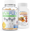 Terraform Nutrition Joint Relief Combo Pack – Vivaflex Plus Kurkuma mit Ginger – Beste Ergänzungen für Joint & Knee Relief – 1 Monat Versorgung