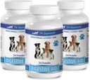 PET SUPPLEMENTS & NUTRITION LLC Hundegas Pillen - Hund Verdauungs-ID PROBIOTICS - Natürlicher Ansatz - Lösung für Bad Breath und Gas - Counter Diarrhea - Hund Bad Breath Chews - 3 Flaschen (180 Bäume)
