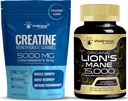 WELLNESS LABSRX Lions Lamane Supplément Capsules - Creatine Gommies 5000mg