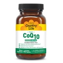 Country Life Simply CoQ10 100mg – Unterstützt Herzfunktion & Zelluläre Energie, Vegan Softgels, Certified Gluten-Free, Non-GMO Supplement, 60 ct – Herz-Kreislauf-Gesundheitsunterstützung