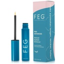 FEG Pro Advanced Natural Eyelash Enhancer Serum für schnelle Lash-Wachstum | Extrastärke Lash Serum für Wachsende Dicke, Volle und lange Wimpern | 3ml | Stimuliert natürliches Wachstum
