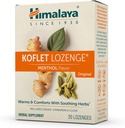 Himalaya Koflet Lozenges, Original Menthol Flavor, Natürliche Kräutertee Tropfen zur Erwärmung Relief und beruhigenden Throat Komfort, 130 mg, 20 Lozenges