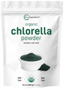 Micro Ingredients Organic Chlorella Powder, 20 Unzen | Gebrochene Zellwand für vollständige Absorption | Raw Superfood Supplement, Rich in Protein & Vitamine | Non-GMO, Vegan, Non-Irradiated
